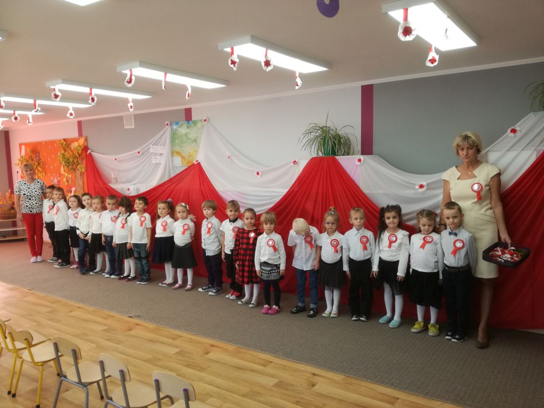 Ilustracja do informacji: Święto Niepodległości w Przedszkolu Samorządowym nr 3 "Jarzębinka" w Rzepinie